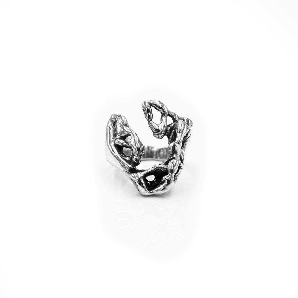 Abyss Ring | Silver Ring | Organic Shape | Free Form Jewelry