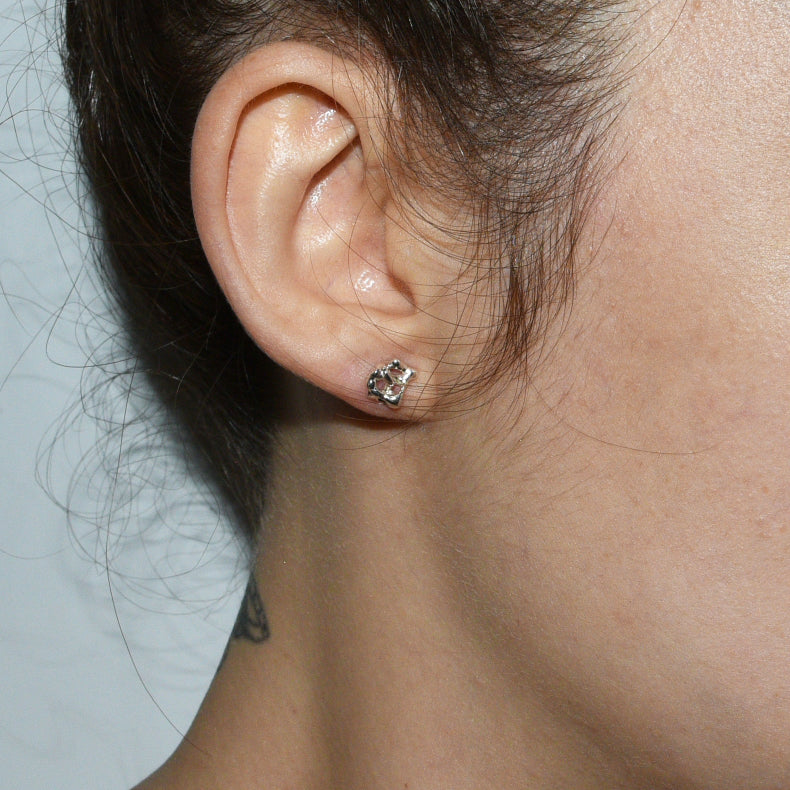 
                  
                    Comet Stud Earrings - Designer Studs - Asymmetric Studs - Organic Shape Studs - Sterling Silver Ear Climbers - Cosmic Studs - Inspiring Studs
                  
                