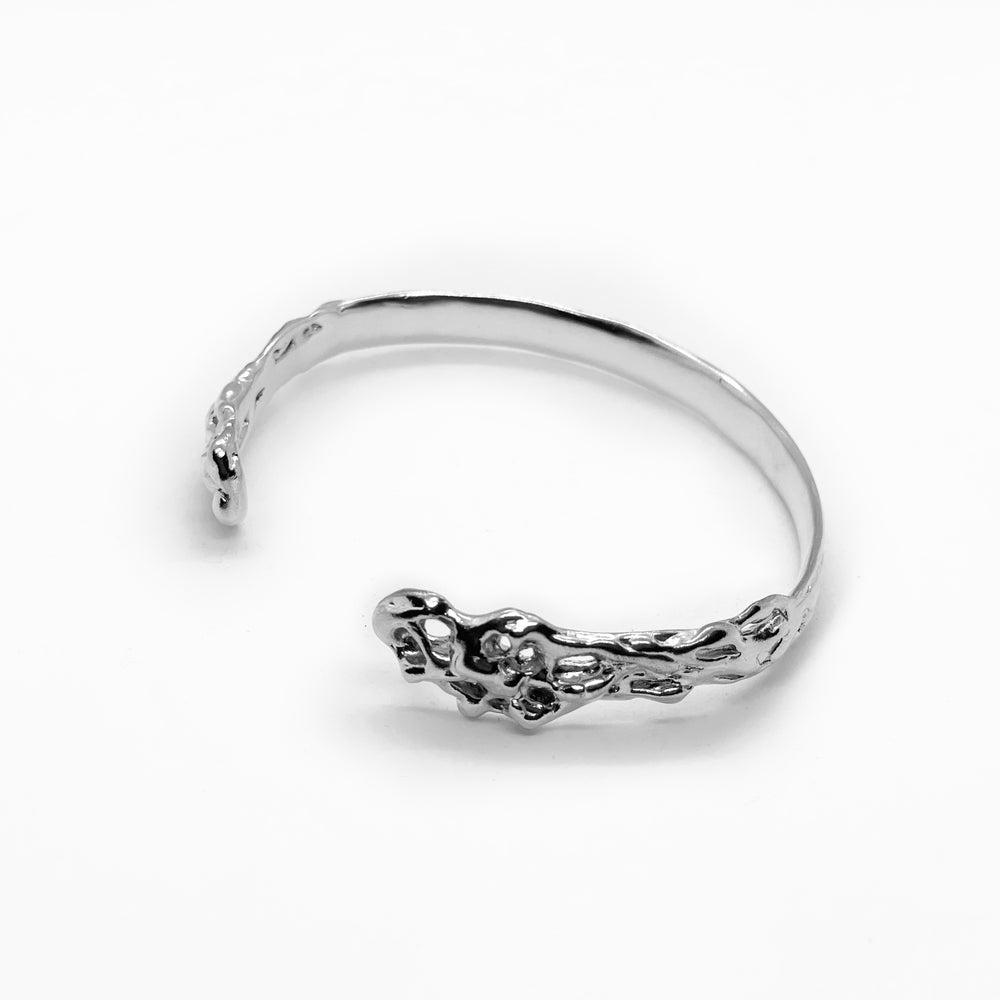 Spiritual Cuff Bracelet - Designer Jewelry - Statement Cuff Bracelet - Sterling Silver Cuff Bracelet - Free Form - Kalypso Cuff Bracelet