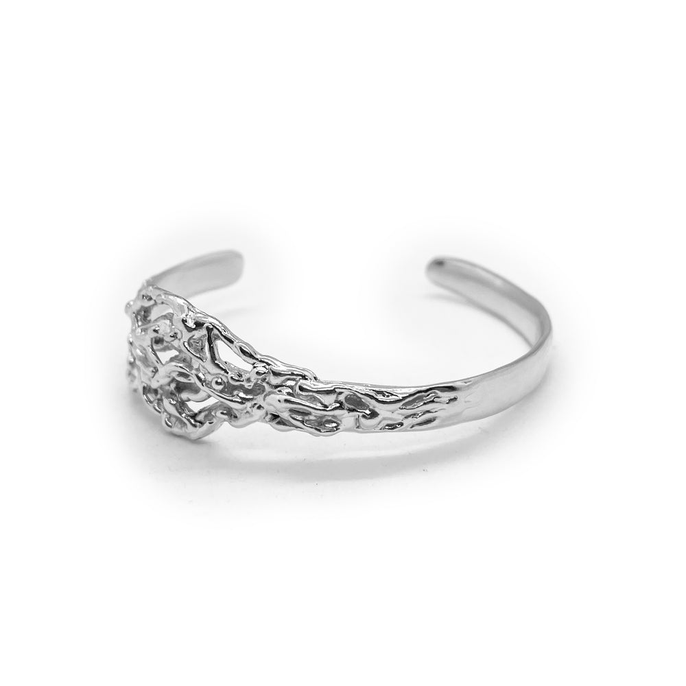 
                  
                    Spiritual Cuff Bracelet - Designer Jewelry - Statement Cuff Bracelet - Sterling Silver Cuff Bracelet - Free Form - Theta Wave Cuff Bracelet
                  
                