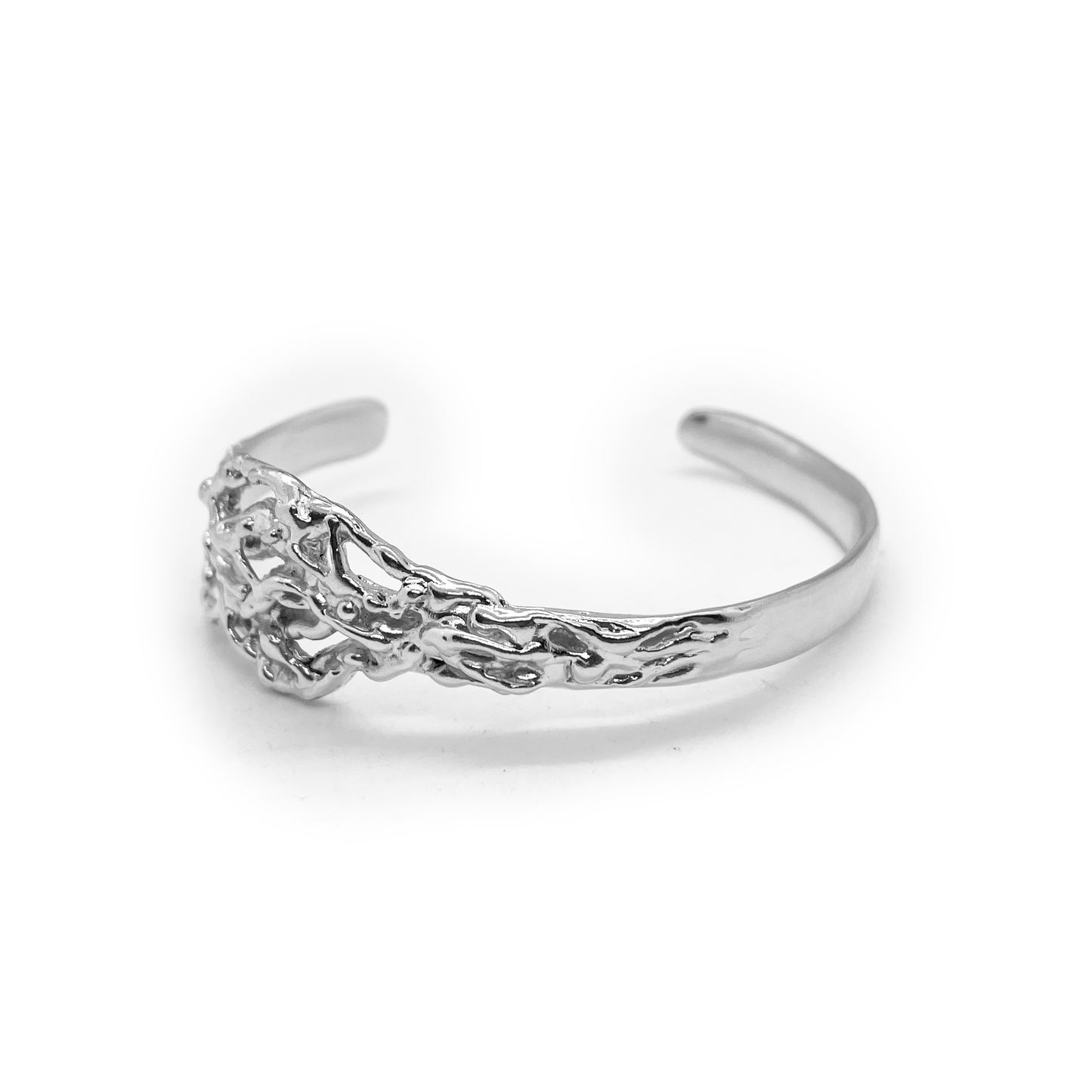 
                  
                    Spiritual Cuff Bracelet - Designer Jewelry - Statement Cuff Bracelet - Sterling Silver Cuff Bracelet - Free Form - Theta Wave Cuff Bracelet
                  
                
