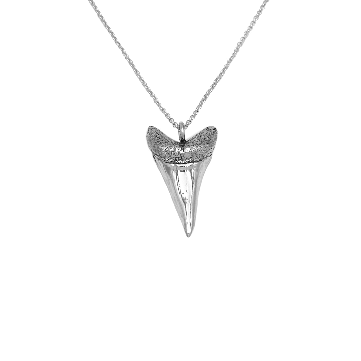 Mako Shark Tooth Necklace - Recycled Sterling Silver Shark Tooth Necklace - Gift for Him - Oxidized Silver Jewelry - Boyfriend gift - Mako Shark Tooth Necklace - Sterling Silver Shark Tooth Necklace - Gift for Him - Oxidized Silver Necklace - Men's Gift - Father's Day Gift